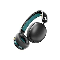 Grom Over-Ear Wireless Headphones for Kids, 45 Hr Battery, Volume-Limiting, Works with iPhone Android and Bluetooth Devices - Black