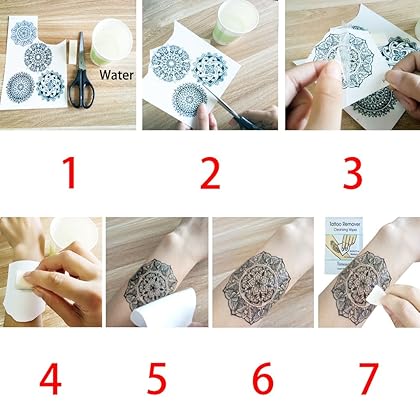 Glaryyears Fake Tiny Temporary Tattoo, 20 Pack Black Sketch Ink Line Small Tattoos Stickers, Various Styles for Fun Party Supplies Vacation on Body Face Hand Wrist
