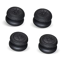 Performance Joystick Analog Stick Thumb Grips Set of 4 Heightened Compatible with PS5, PS4, Xbox Series X/S Xbox One Switch Pro Controller Black