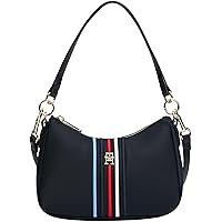 Tommy Hilfiger Women's Poppy Shoulder Bag Corp Aw0aw16780 Hobo, One Size