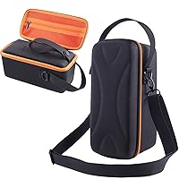 Travel Carrying Case Storage Bag Cover Compatible with Marshall Middleton Speaker,Hard EVA Outdoor Protect Box (Orange)