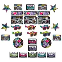 Amscan Awesome Party Mega Value Pack Cutouts - (Pack of 30) - Durable Material - Perfect for Any Occasion