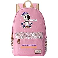 Sundrop and Moondrop Outdoor Travel Daypack Large Capacity Bookbag Graphic Laptop Knapsack