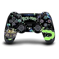 Head Case Designs Officially Licensed Rick and Morty The Space Cruiser Graphics Vinyl Sticker Gaming Skin Decal Cover Compatible with Sony Playstation 4 PS4 DualShock 4 Controller