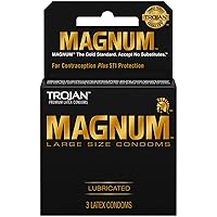 Magnum Lubricated Condoms, 3 Count
