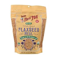 Organic Brown Flaxseed Meal, 16-ounce (Pack of 2)