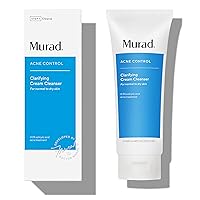 Acne Control, Clarifying Cream Cleanser - Anti-Aging Time Release Face Cleanser | Encapsulated Salicylic Acid Cleanser for Blemish-Prone Skin - Calming & Soothing Facial Cleanser, 6.75 Fl Oz