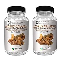 Heilen Biopharm Vacha/Sweet Flag/Acorus Calamus/Bach Powder, 500 mg X 360 Capsules, 180 Grams