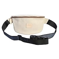Premium Exotic Leather Crossboby Fanny Pack for Men and Women - Waist Bag for Travel, Hiking, Outdoor Activities | Sleek, Stylish & Spacious Hip Pouch