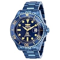 Invicta Men's 47mm Grand Diver Automatic-self-Wind Blue Label Blue Watch (Model: 27751)