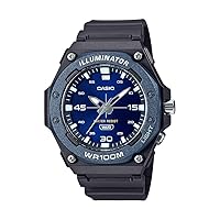 Casio MW-620H Series | Men's Digital Watch | (Blue/Black) | 100M WR | LED Illuminator | 3-Year Battery