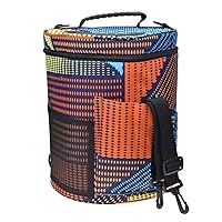 Knitting Bag Yarn Storage Durable Yarn Organizer Crochet Bag With 6 Oversized Grommets
