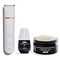 Bushbalm Francesca Trimmer Electric Shaver, 2 Step Routine for Keratosis Pilaris, Sweet Escape Exfoliating Scrub (236 ml) and Sweet Escape Scented Oil (30 ml)