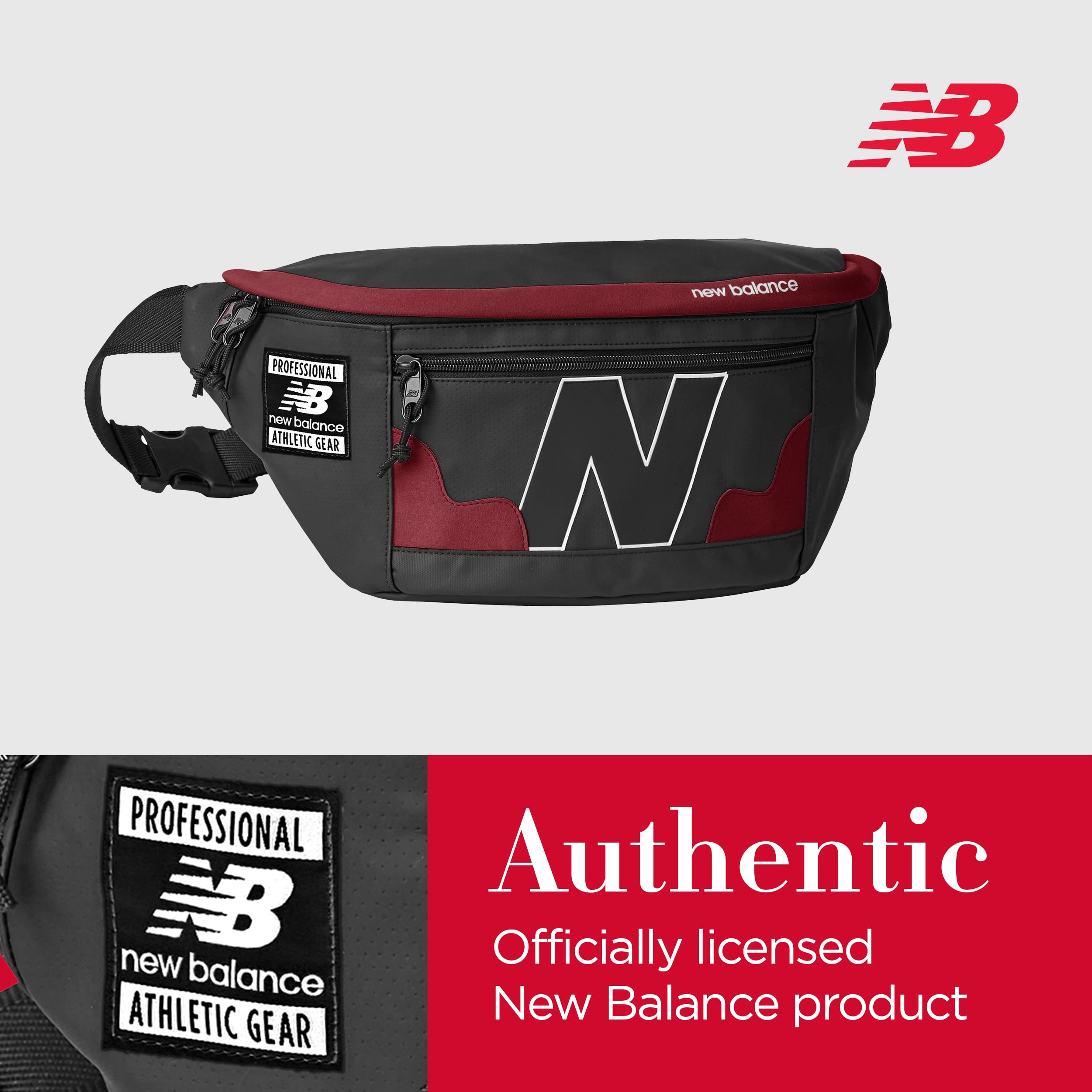 Concept One New Balance Fanny Pack, Legacy Waist Bag for Men and Women