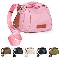 BOYATU Crossbody Bag Shoulder Purse for Women: Crossbody Purse with Genuine Leather Zipper Shoulder Handbag Adjustable Strap
