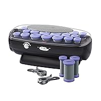 CONAIR INFINITIPRO Ceramic Flocked Hot Roller Set with Cord Reel and 20 Hair Rollers