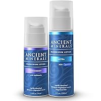 Ancient Minerals Magnesium Lotion Goodnight And Magnesium Lotion Ultra