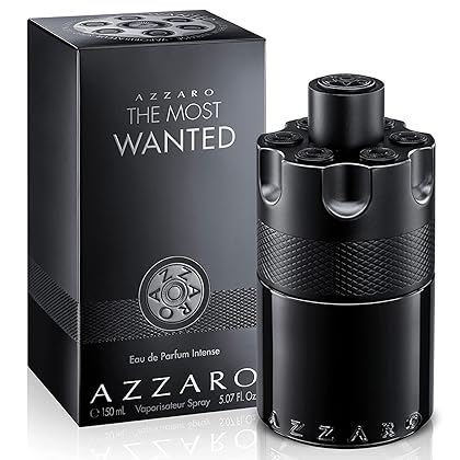 Azzaro The Most Wanted Eau de Parfum Intense - Seductive Mens Cologne - Father's Day Gift - Fougère, Ambery & Spicy Fragrance for Date - Lasting Wear - Luxury Perfumes for Men