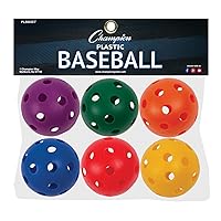 Champion Sports Hollow Plastic Baseballs