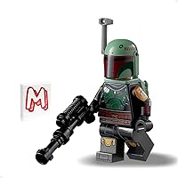 LEGO Star Wars The Book of Boba Fett Minifigure - Boba Fett with Beskar Armor, Jet Pack, and Blaster (75312) 2021