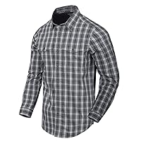 Helikon-Tex Men's Covert Concealed Carry Shirt Foggy Gray Plaid