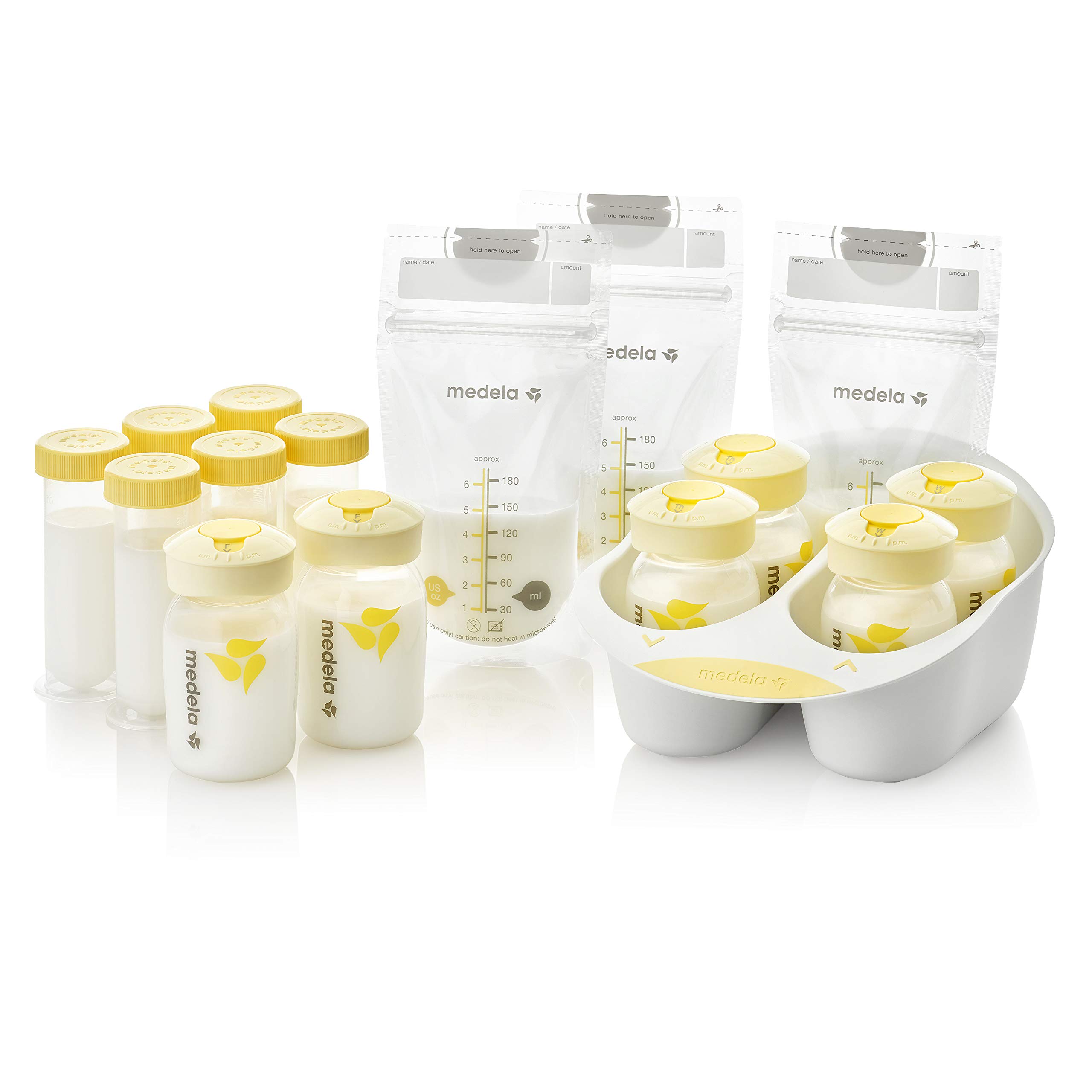 Medela Symphony Plus Breast Pump & Breast Milk Storage Solution Set, Breastfeeding Supplies & Containers, Breastmilk Organizer, Made Without BPA