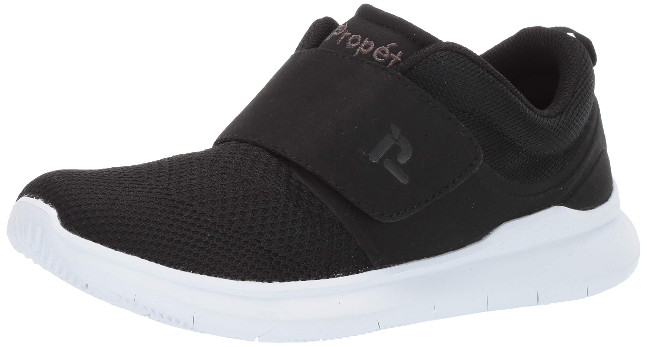 Propet Mens Viator Strap Walking Walking Sneakers Shoes - Black