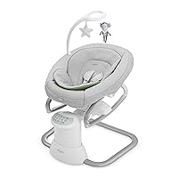 Soothe My Way Swing with Removable Rocker, Madden - Versatile Baby Swing & Portable Rocker
