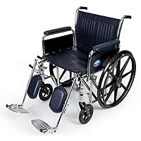 Medline Excel Extra Wide Wheelchair with 22