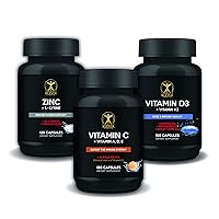 Klever Lifestyle Immune Support Pack – Vitamin C Supplement, Vitamin D3 Supplement, and Zinc Supplement – Gluten-Free Vegan Supplements – Antioxidant Supplement – Multivitamin and Mineral Supplement