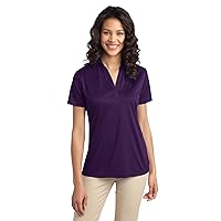 Port Authority Ladies Silk Touch Performance Polo, Bright Purple, 4XL