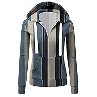 Zip Up Hoodies for Women Fall Fashion Thin Plus Size Hooded Sweatshirt Lightweight Workout Athletic Zipper Jacket
