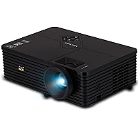 ViewSonic PJD5234 XGA DLP Projector, 2800 ANSI Lumens, 3D Blu-Ray w/HDMI, 120Hz, Black