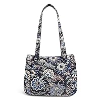 Vera Bradley Women's Cotton Multi-Compartment Shoulder Satchel Purse