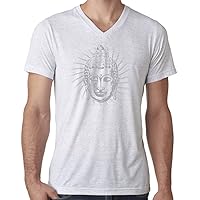 Mens Iconic Buddha V-Neck Tee Shirt