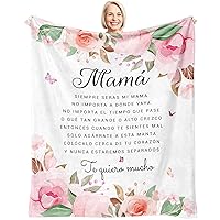Regalos para Mamá Día De Las Madres, Regalos para Mamá, Regalos para Mama En Español, Regalos para Mamá De Cumpleaños, Birthday Gifts for Mom in Spanish, Mama Gifts Throw Blanket 60