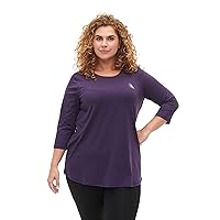 Zizzi Active by Women's Size Training Top 3/4 Sleeves Size