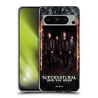 Head Case Designs Officially Licensed Supernatural Sam, Dean, Castiel & Crowley Key Art Soft Gel Case Compatible with Google Pixel 8 Pro