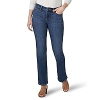 Lee Secretly Shapes Regular Fit Straight Leg Jeans Mid-Rise