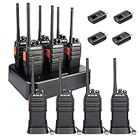 Retevis H-777S Walkie Talkies Long Range,Heavy Duty Portable FRS Two-Way Radios Rechargeable, Hands Free,Rugged Commercial 2 Way Radios with Gang Charger,for Warehouse, Churches,Jobsite(10 Pack)