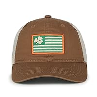 Outdoor Cap Unisex Adult Clover Flag Baseball Cap Brown One Size, brown