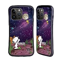 Head Case Designs Officially Licensed Peanuts Nebula Balloon Woodstock Snoopy Space Cowboy Hybrid Case Compatible with Apple iPhone 15 Pro Max
