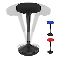 Wobble Stool Standing Desk Stool - tall office chair for standing desk chair wobble stools for classroom seating adhd chair height adjustable stool 23-33