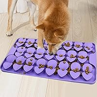 Snuffle Mat for Medium Dogs,Silicone Slow Feeder Lick Mat for Dogs Slow Eating,Encourages Natural Foraging Skill,Interactive Feed Game Toy Lick Mat Bowl for All Breed Dog