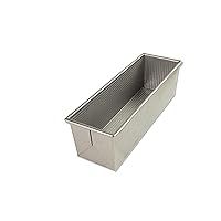 USA Pan Bakeware Pullman Loaf Pan, Large, Silver