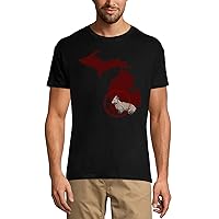Men's Graphic T-Shirt Wolf Target Hunting - Hunters Eco-Friendly Limited Edition Short Sleeve Tee-Shirt Vintage