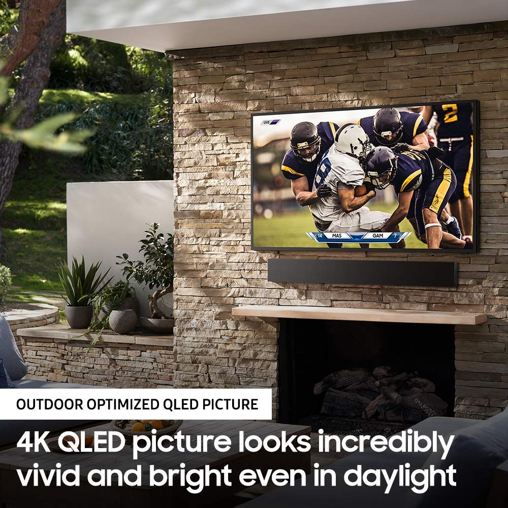 Samsung 65-inch Class QLED The Terrace Outdoor TV - 4K UHD Direct Full Array 16X Quantum HDR 32X Smart TV with Alexa Built-in (QN65LST7TAFXZA, 2020 Model) with Amazon Smart Plug (Renewed)