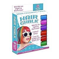THE PENCIL GRIP Kwik Hair Color Stix 6/Pkg, Pack of 6, Multiple