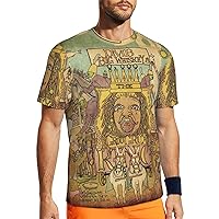 KRUMHOLZ Shirt Male's Mesh Workout Shirts Quick Dry Athletic T-Shirts