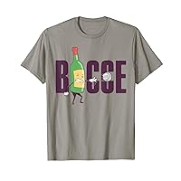 Bocce Wine Bottle Bocce Ball with Jack Bocci Game Bocce T-Shirt